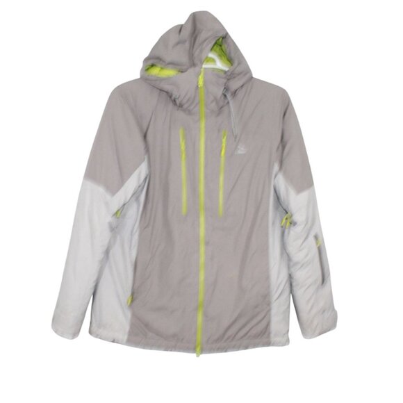LL Bean Waterproof Ski Down Coat Jacket Gray Size Large - Picture 1 of 13
